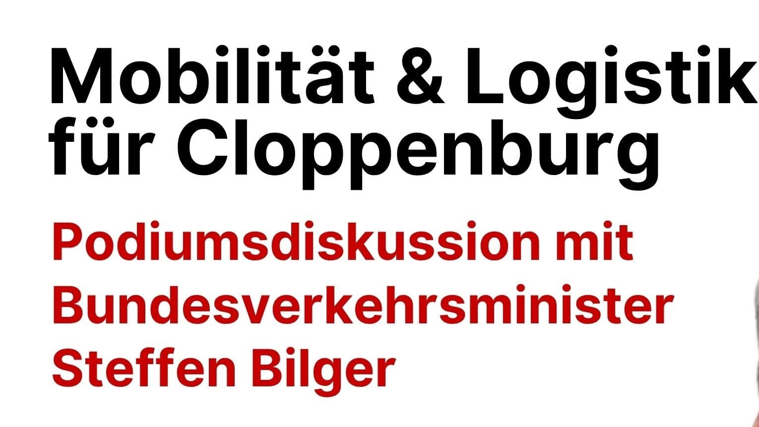 Neuer Bundesverkehrsminister Steffen Bilger kommt nach Cloppenburg